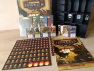 WARHAMMER Inwazja PL komplet (+protektory na karty/stolice+insert+beczki)
