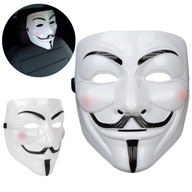MASKA NA HALLOWEEN ANONYMOUS V JAK VENDETTA STOP ACTA BIAŁA BAL KARNAWAŁOWY