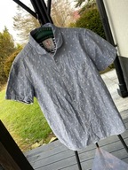 8 Koszula Brave Soul bawełna popiel subtelne kotwice rozmiar L