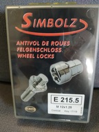 Śruby nakrętki zabezpieczające do felg M12x1,25