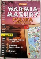 Warmia i Mazury Polska Niezwykła atlas 1:250 000