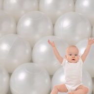 Piłki do Suchego Basenu Perłowe dla Dzieci MISIOO 6 cm 200 szt