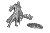 Figurka Dark Fantasy Mag 15 cm – Druk 3D PLA Srebrna– studio DESUMO