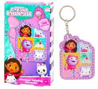 Breloczek KOCI DOMEK GABI DIY Mozaika Diamentowa Haft Diamentowy dla Dzieci