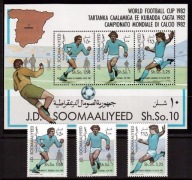 **WM82 Somalia 315-317,Bl.12 = 21€