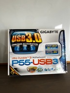 Płyta główna ATX Gigabyte GA-P55-USB3 plus i5 530 komplet