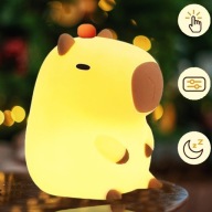 LAMPKA NOCNA DLA DZIECI DZIECKA DO POKOJU KAPIBARA MIĘKKA MIŁA W DOTYKU