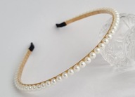 OPASKA METALOWA DO WŁOSÓW PERŁY