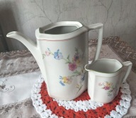 Chodzież. Dzbanek i mlecznik -serwis kawowy Lwów , lata 30 te