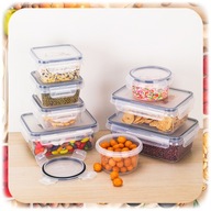 20szt LUNCHBOX POJEMNIKI PUDEŁKA NA ŻYWNOŚĆ SZCZELNE ZESTAW + GRATISY