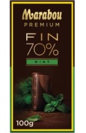 PREMIUM MARABOU FIN - 70%- MINT - 100g - czekolada miętowa SZWEDZKA