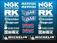 Naklejki sponsorskie na pługi malowanie REPSOL Rozmiar XL CBR 1000 RR 04 05