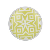 Gałka ceramiczna uchwyt do mebli zielony aztec