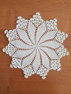 SERWETA SERWETKA SZYDEŁKOWA Z KORDONKA /RĘKODZIEŁO ROBÓTKI RĘCZNE SZYDEŁKO