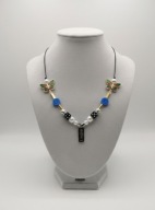 Naszyjnik Y2K Kidcore - motyle, kostki, smiley - unikatowy design