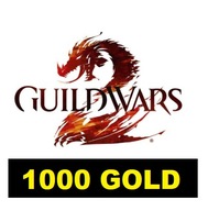 GUILD WARS 2 GW2 1000 MONET 1000 ZŁOTA GOLD EU