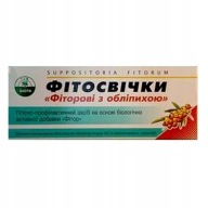 Czopki fitorowe z rokitnikiem 10szt. hemoroidy