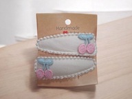 Spinki spineczki do włosów wisienki 2 szt.