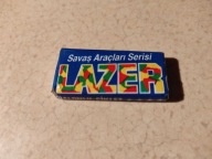 Obrazki z gum, Guma do żucia Lazer. Lata 90. Stan BDB. Unikat