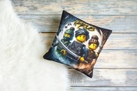 Poduszka prezent, z imieniem Lego Ninjago 40x40cm