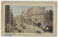 G22 Łódź Litzmannstadt Petrikauerstrasse Tramaj Kramy Wczesna 1900 rok !