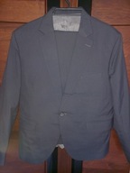 Garnitur slim w pasie 92 m szary jak nowy