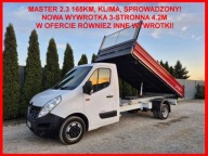 Renault Master 2.3 165KM Wywrotka 3-stronna Kiper 4.2m Wywrot Klima Sprowa
