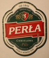 ETYKIETA - LUBLIN - BROWARY LUBELSKIE - PERŁA CHMIELOWA - Pils