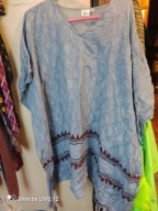 Bluzka narzutka oversize cienka