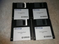 Yamaha EX7 - system operacyjny na 4 dyskach 1,44MB