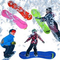 PLASTIKOWA DESKA SNOWBOARDOWA DO ZJAZDÓW NA ŚNIEGU, ŚLIZG DLA DZIECI MARMAT