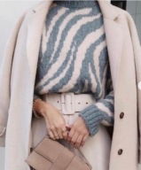 ZARA SWETER WZÓR ZEBRA BLOG R.36/S NOWY!