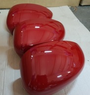 Pokrywa, lusterka Fiat 500, Grande Punto, Mito - Czerwona