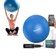 PIŁKA GIMNASTYCZNA DO ĆWICZEŃ 65CM MOCNA 1200G ANTI-BURST POMPKA