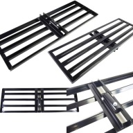 RĘCZNY NIWELATOR TERENU DO TRAWNIKA METALOWY RÓWNANIE GLEBY 90CM X 30CM