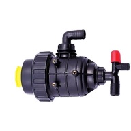 Filtr ssawny z zaworem odcinającym kolano fi 32mm