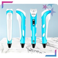 DŁUGOPIS 3D DRUKARKA PEN ZESTAW DLA DZIECI + WKŁADY 110 METRÓW FILAMENT