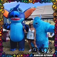 Wynajem żywej maskotki, Stich, Sullivan,urodziny,festyn, WOŚP CKGU