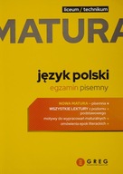 Język polski matura egzamin pisemny + arkusze 2w1 GREG