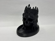 Wieża do kości / do gry planszowej RPG Royal czarna czaszka