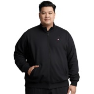 Czarna bluza rozpinana męska ocieplana jesienna zimowa 3 XL 124cm