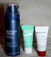 BIO THERM MEN ZESTAW 3szt! NOWE pianka do golenia+krem+krem na noc