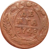 Rosja denga 1748