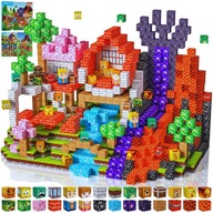 KLOCKI MAGNETYCZNE 100 SZTUK ZABAWKI SENSORYCZNE PREZENT DLA DZIECKA