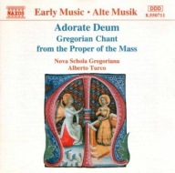 Gregorian Chant From The Proper Of The Mass Adorate Deum CD