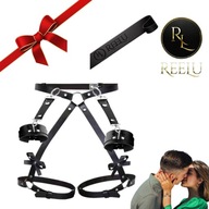 BIELIZNA EROTYCZNA UPRZĄŻ SEX BDSM KAJDANKI HARNESS GADŻETY EROTYCZNE