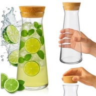 Karafka szklana 1 L z korkiem