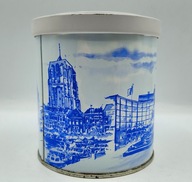 Biało niebieska puszka - stare miasteczo- sliczne scenki - super puszka !