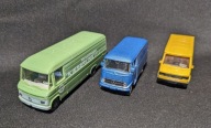 3 MODELE VOLKSWAGEN TRANSPORTER 1:87 WIKING/HERPA/HIGH SPEED