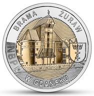 5 zł Brama Żuraw w Gdańsku